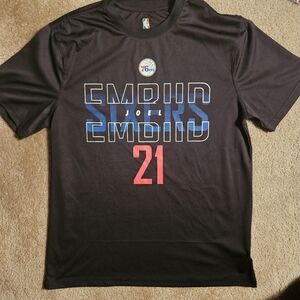 Nba Official Philadelphia 76ers Tshirt Mens Large Dri-Fit